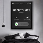 OPPORTUNITY IS CALLING Wall Street Prints