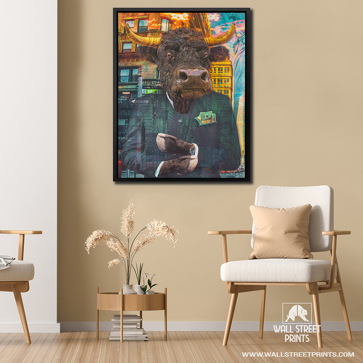 MODERN BULL Wall Street Prints