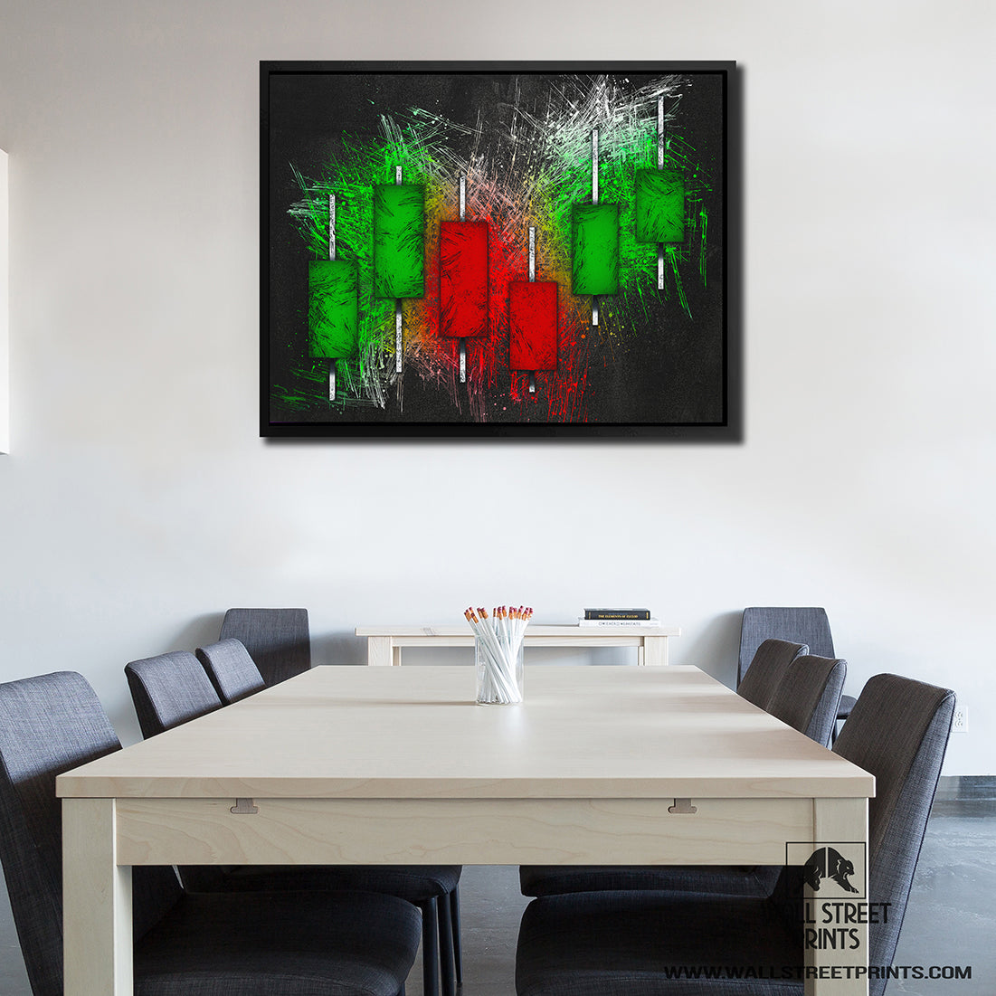 MODERN CANDLESTICKS Wall Street Prints