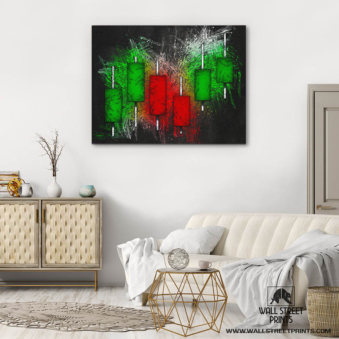 MODERN CANDLESTICKS Wall Street Prints