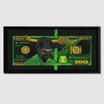 GREEN HUNDRED DOLLAR BULL Wall Street Prints