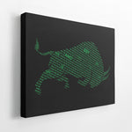 S&P 500 BULL (DARK BACKGROUND) Wall Street Prints