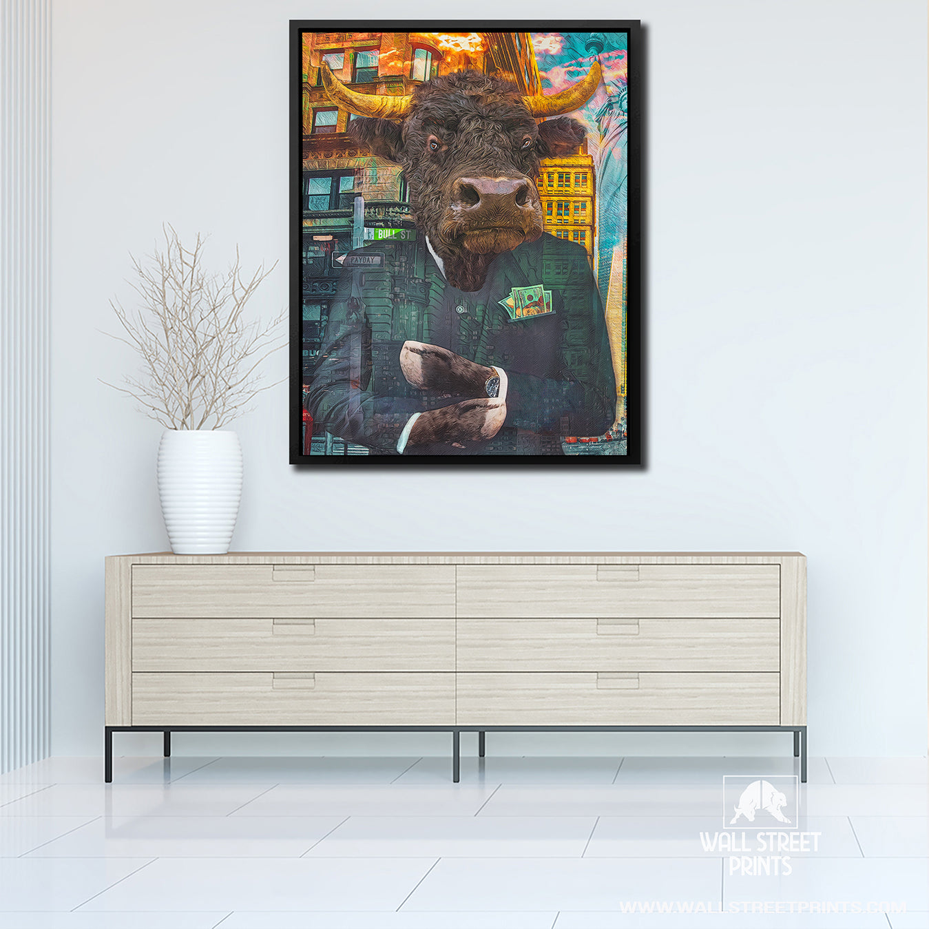 MODERN BULL Wall Street Prints