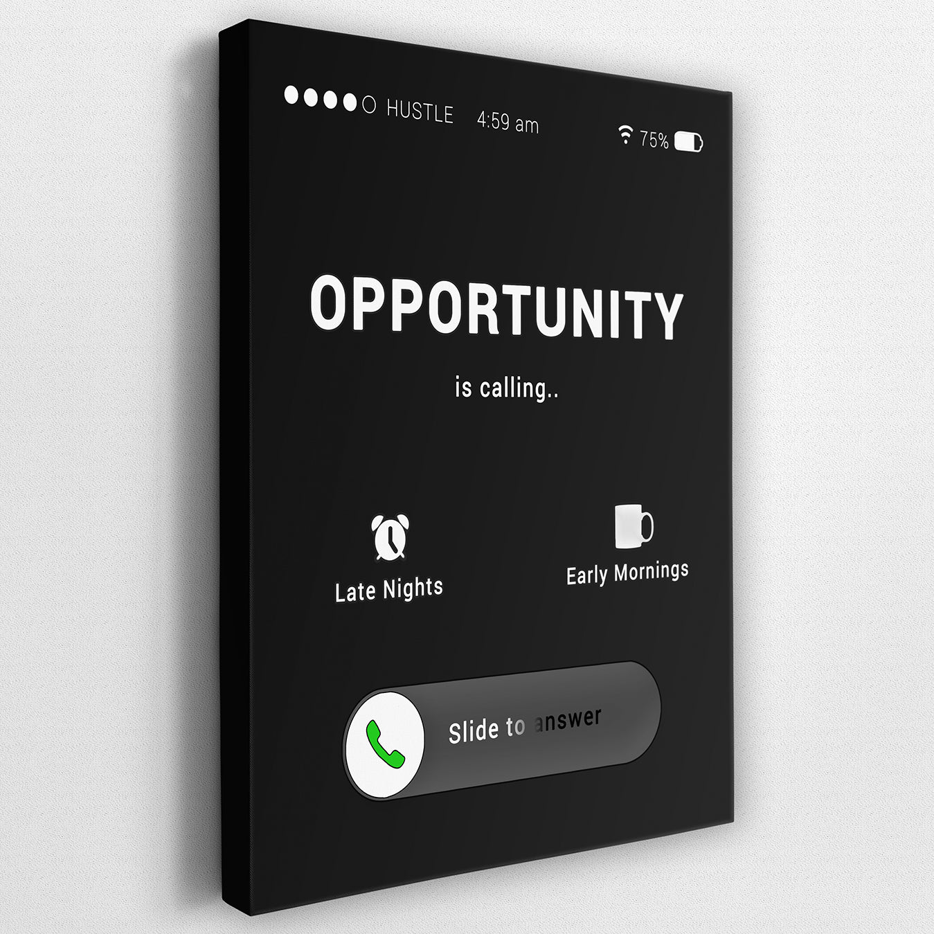 OPPORTUNITY IS CALLING Wall Street Prints