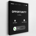 OPPORTUNITY IS CALLING Wall Street Prints