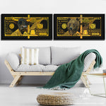 GOLD BULL & BEAR BUNDLE Wall Street Prints