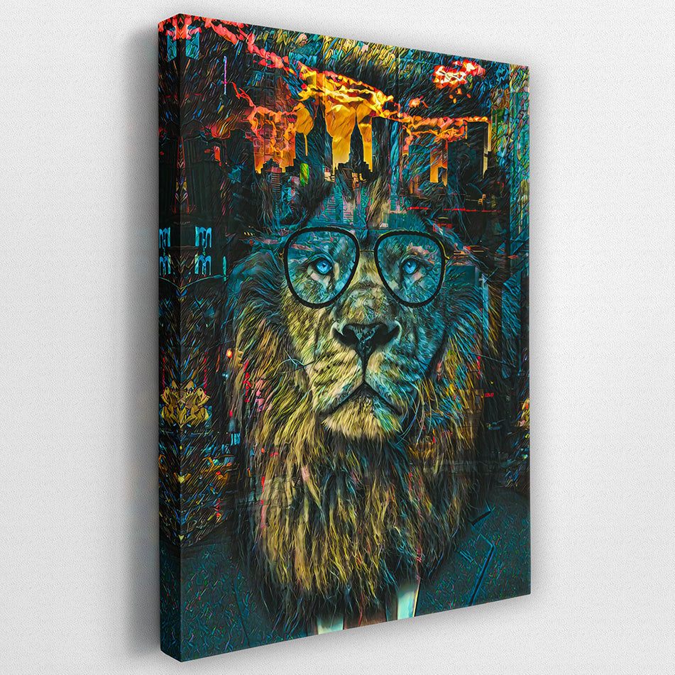 BUSINESS LION Wall Street Prints