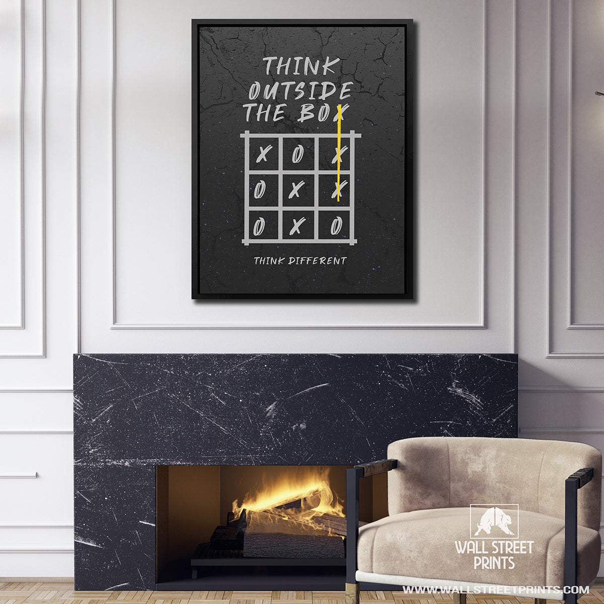 THINK OUTSIDE THE BOX Wall Street Prints