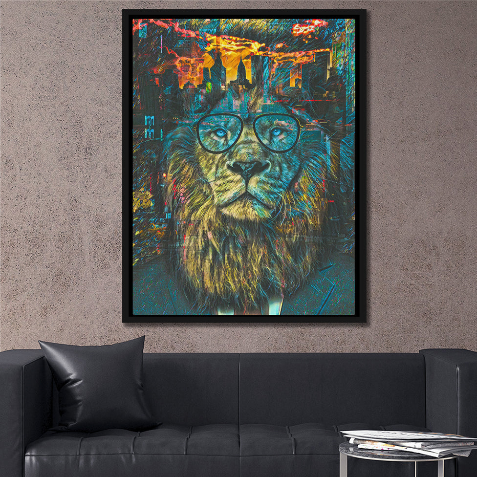 BUSINESS LION Wall Street Prints