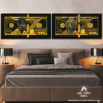 GOLD BULL & BEAR BUNDLE Wall Street Prints