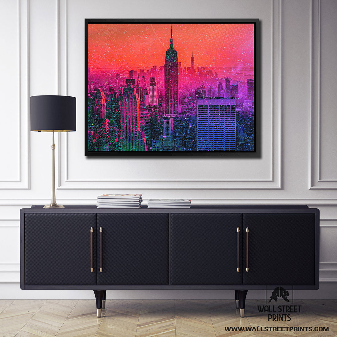 NYC SKYLINE on a luxury wall
