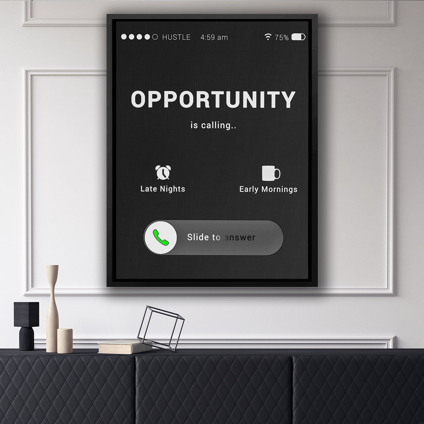 OPPORTUNITY IS CALLING Wall Street Prints