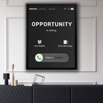 OPPORTUNITY IS CALLING Wall Street Prints