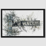 WALL STREET SIGN Wall Street Prints