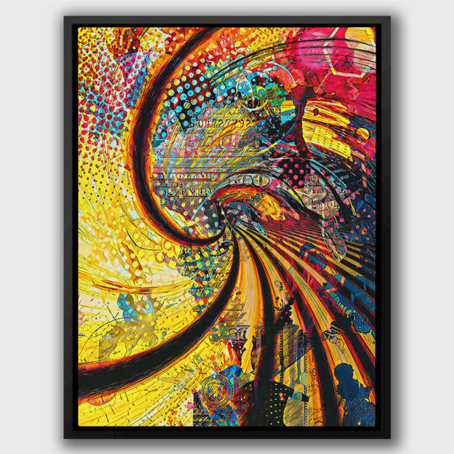MONEY SPIRAL Wall Street Prints