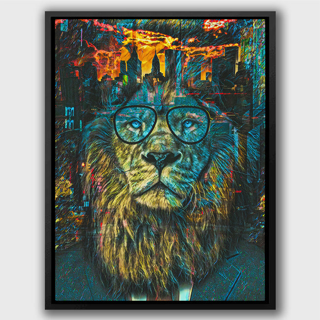 BUSINESS LION Wall Street Prints