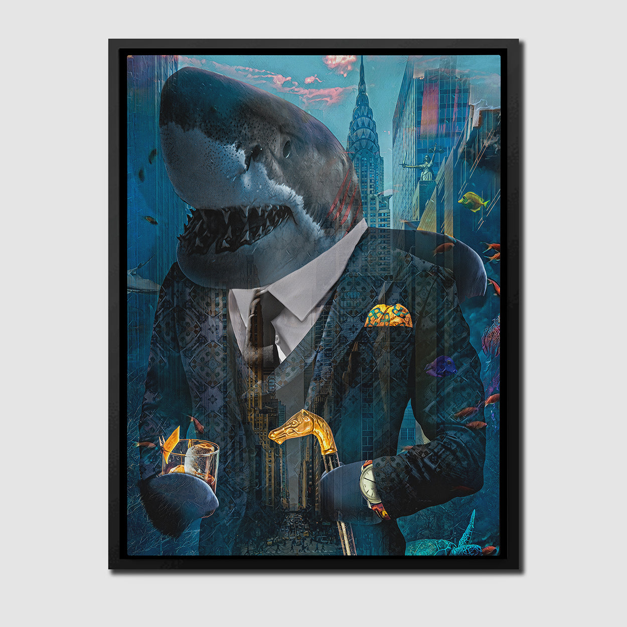 MODERN BUSINESS MAN & WOMAN BUNDLE Wall Street Prints