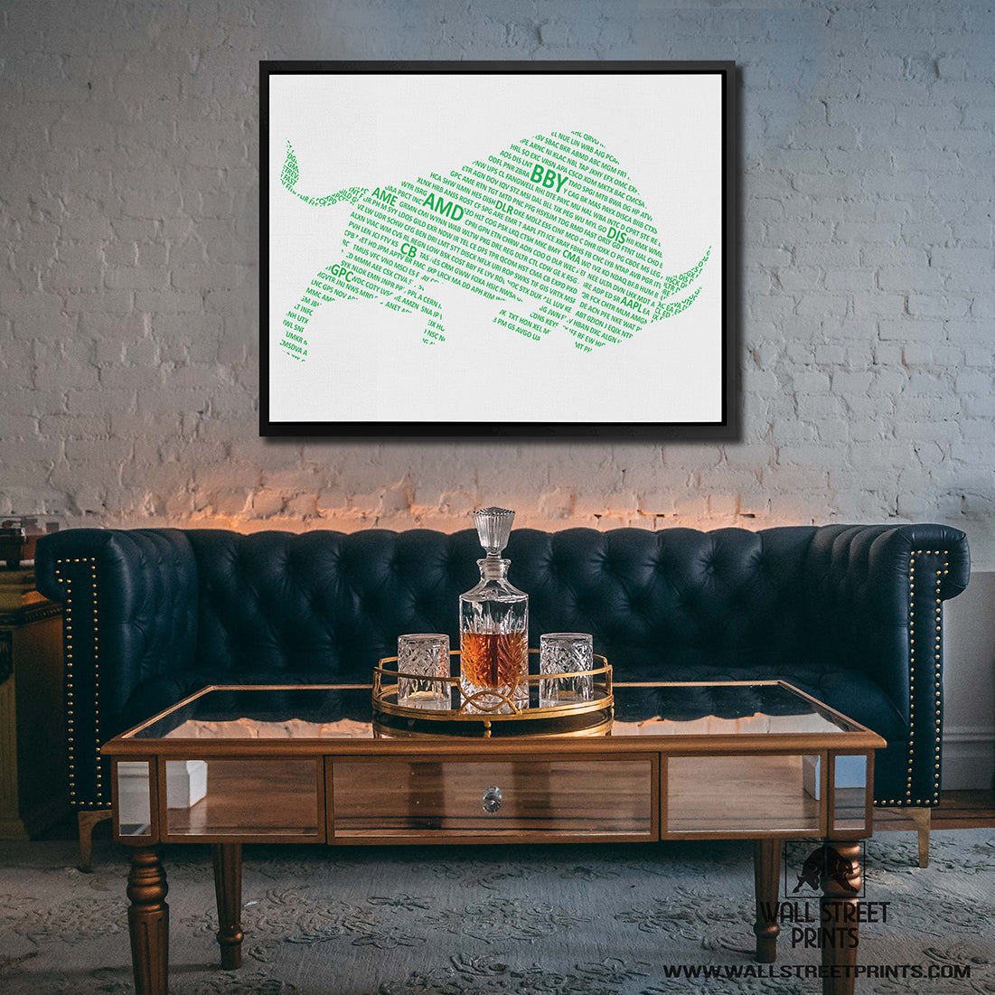 S&P 500 BULL (LIGHT BACKGROUND) Wall Street Prints