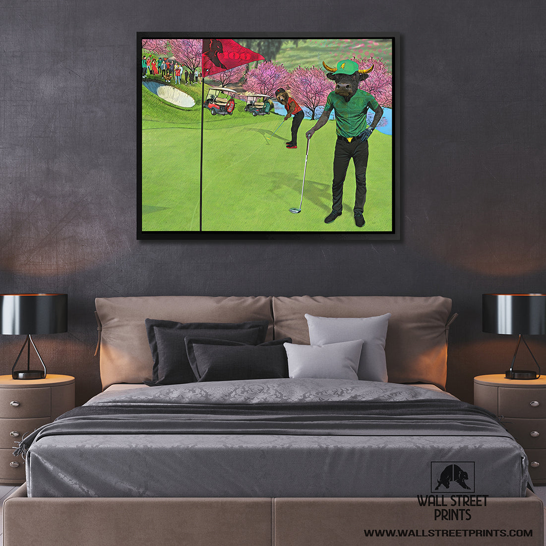 PUTT FOR DOUGH Wall Street Prints
