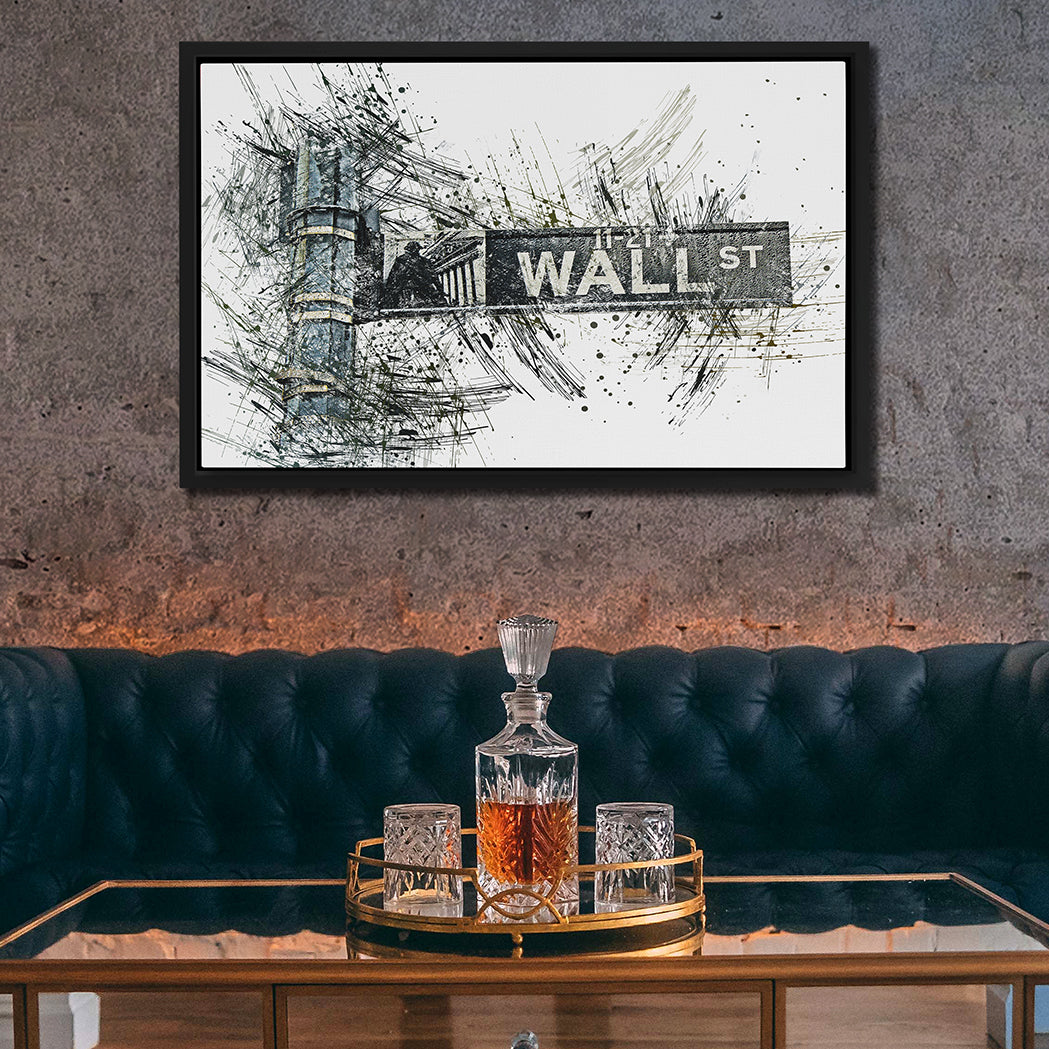 WALL STREET SIGN Wall Street Prints