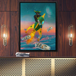 ROCKET BULL Wall Street Prints