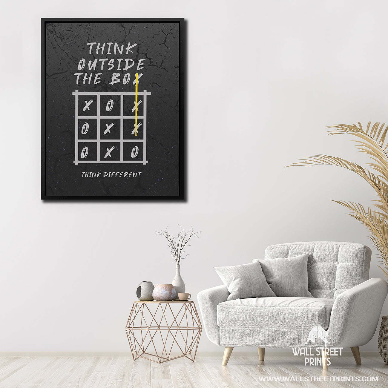 THINK OUTSIDE THE BOX Wall Street Prints