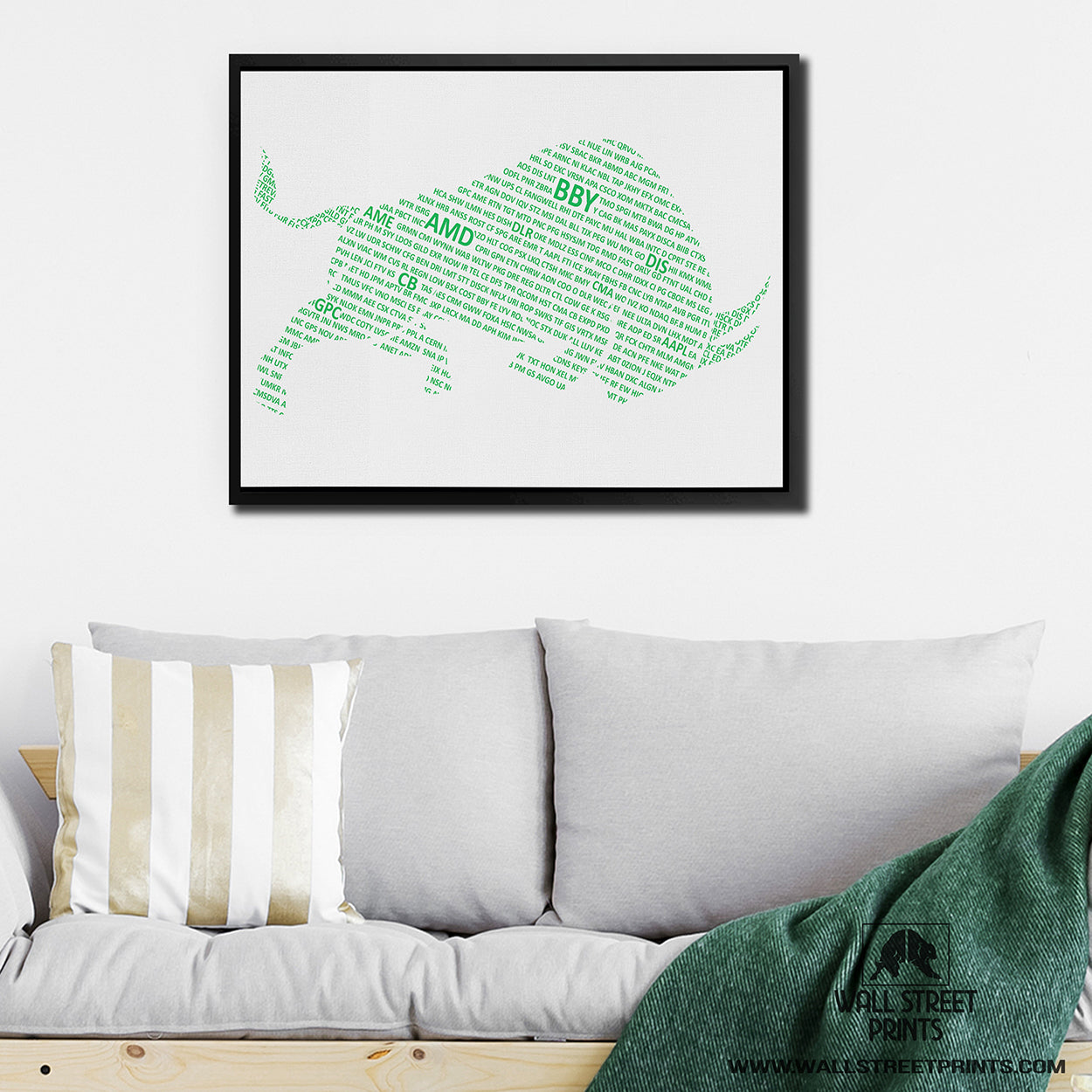 S&P 500 BULL (LIGHT BACKGROUND) Wall Street Prints