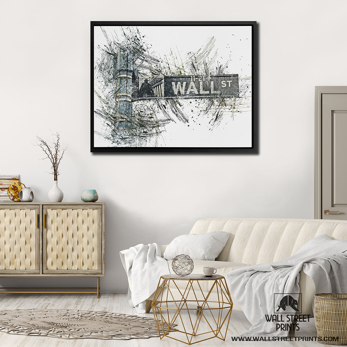 WALL STREET SIGN Wall Street Prints