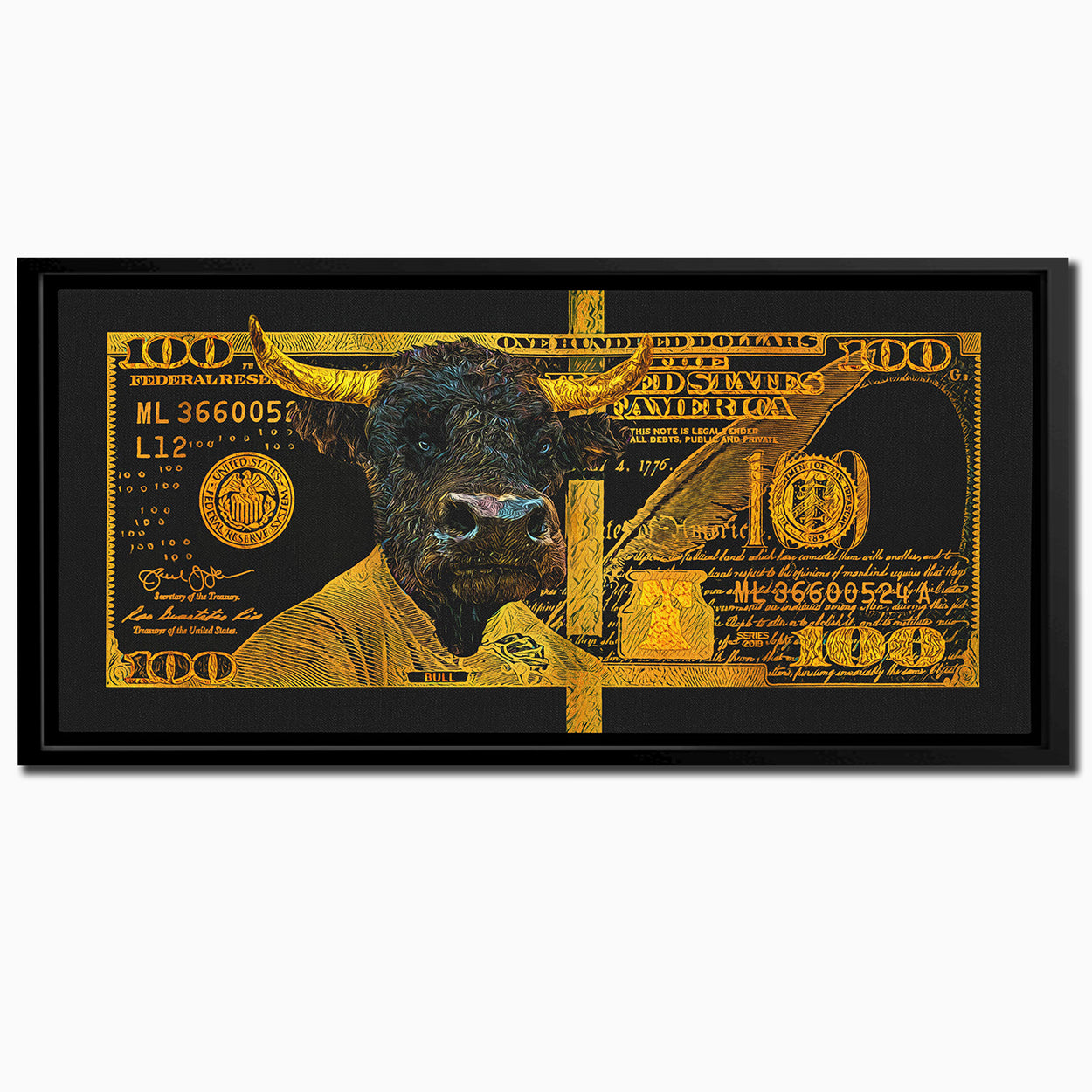 GOLD BULL & BEAR BUNDLE Wall Street Prints