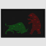 S&P 500 BULL VS BEAR (CHARGING ON GROUND) Wall Street Prints