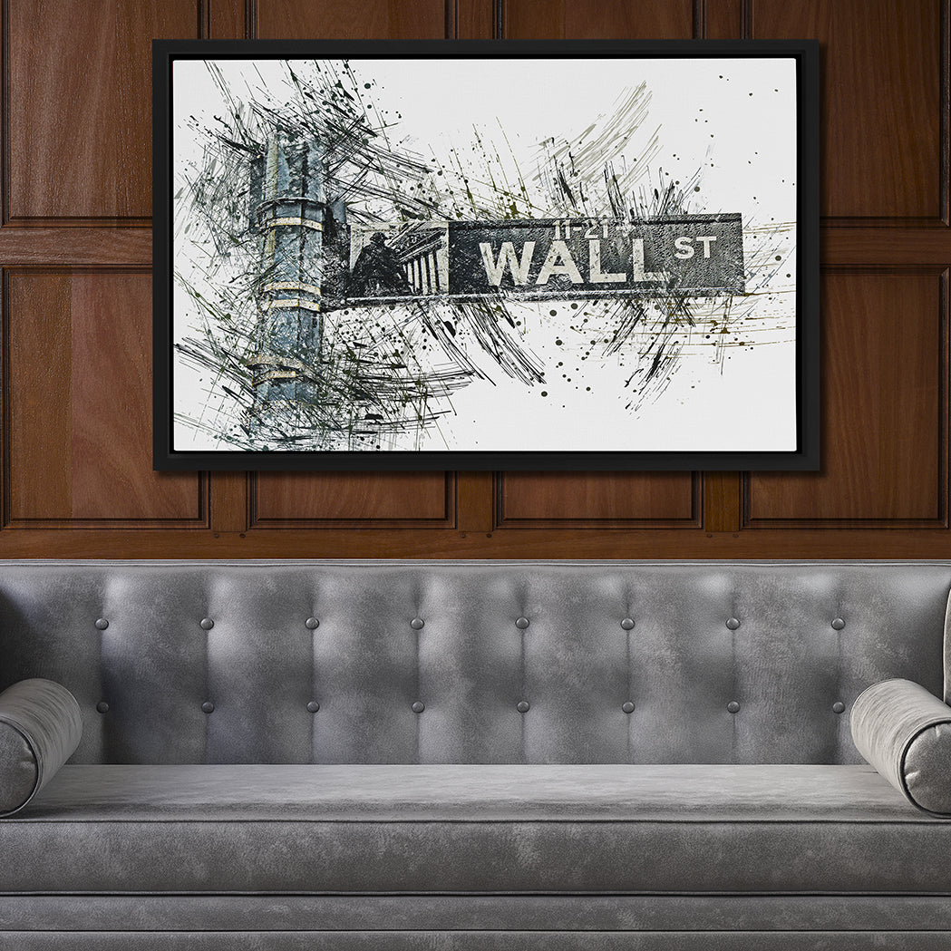 WALL STREET SIGN Wall Street Prints