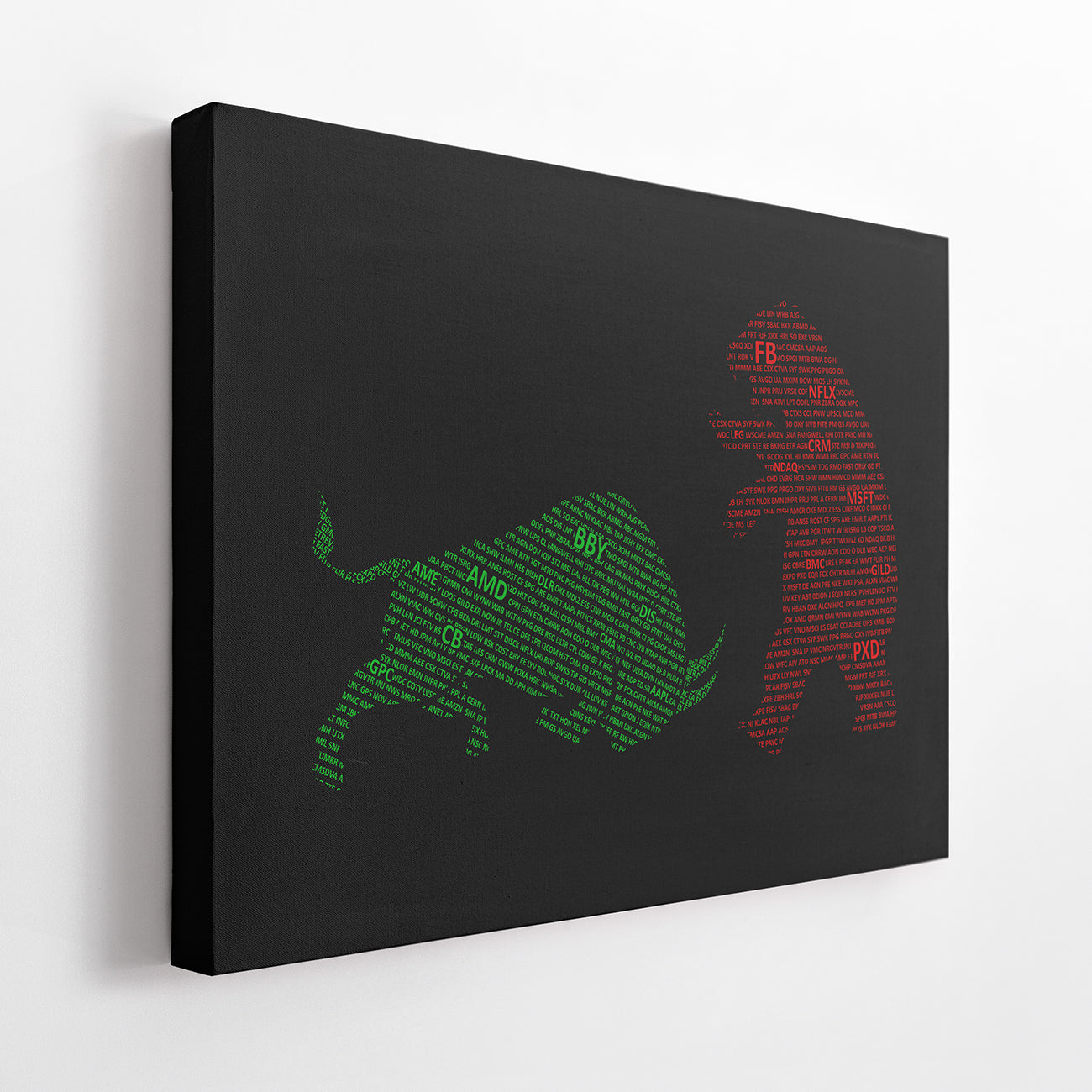 S&P 500 BULL VS BEAR (CHARGING ON GROUND) Wall Street Prints