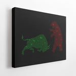 S&P 500 BULL VS BEAR (CHARGING ON GROUND) Wall Street Prints