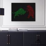 S&P 500 BULL VS BEAR (CHARGING IN AIR) Wall Street Prints