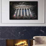 NYSE BUILDING (DARK BACKGROUND) Wall Street Prints