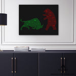 S&P 500 BULL VS BEAR (CHARGING ON GROUND) Wall Street Prints