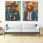 MODERN BULL & BEAR BUNDLE Wall Street Prints