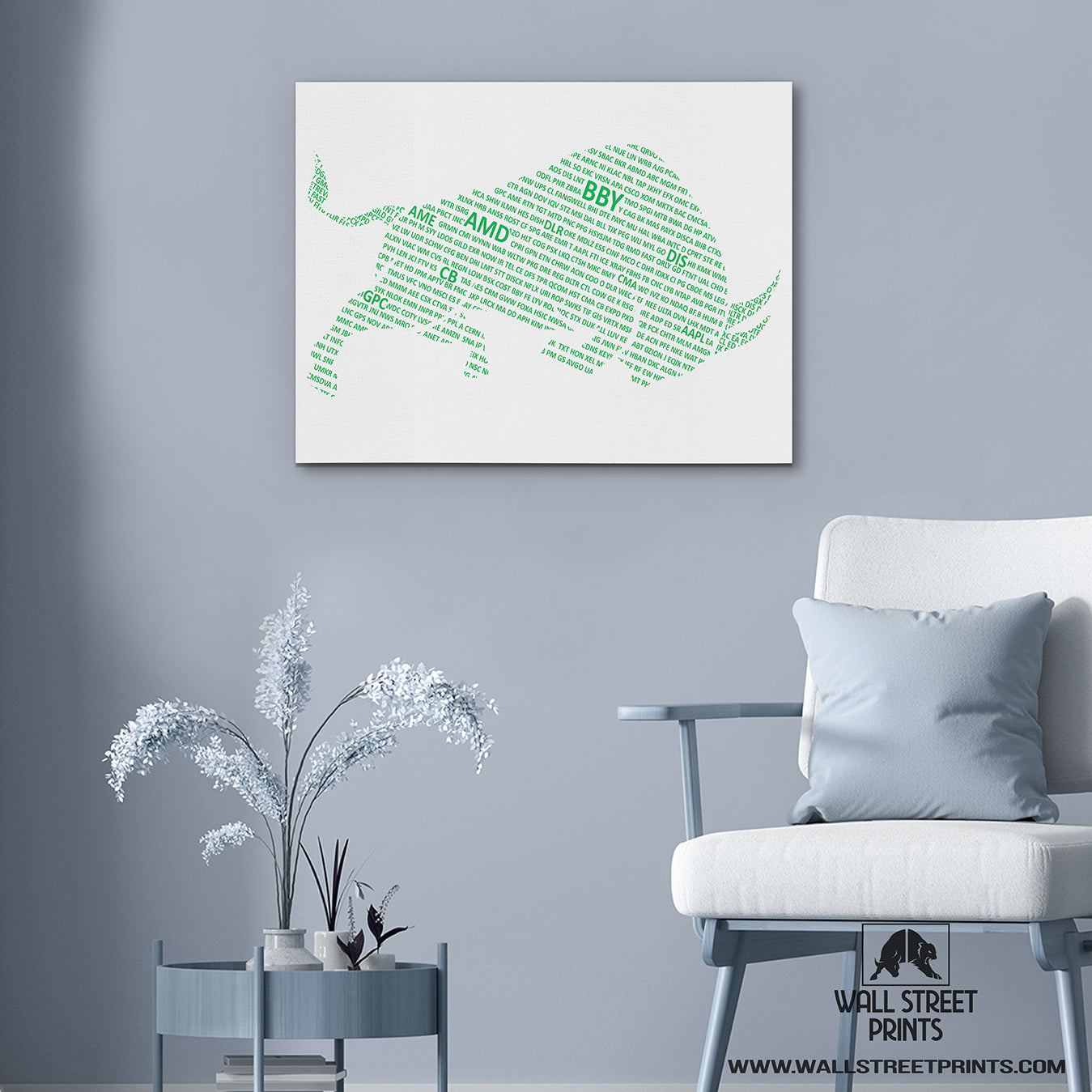 S&P 500 BULL (LIGHT BACKGROUND) Wall Street Prints