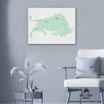 S&P 500 BULL (LIGHT BACKGROUND) Wall Street Prints