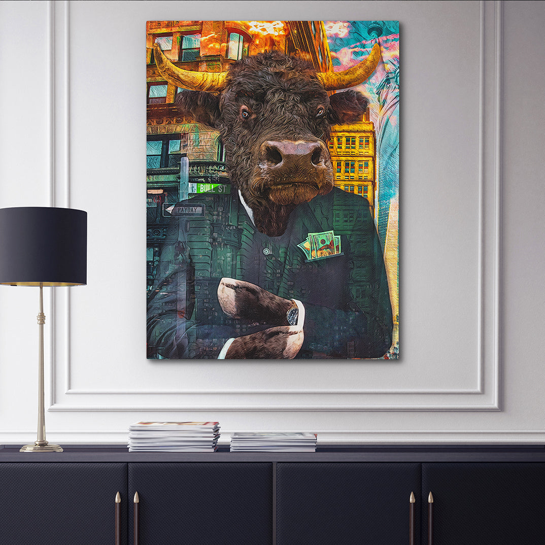 MODERN BULL Wall Street Prints