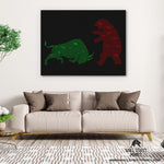 S&P 500 BULL VS BEAR (CHARGING ON GROUND) Wall Street Prints
