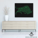 S&P 500 BULL (DARK BACKGROUND) Wall Street Prints