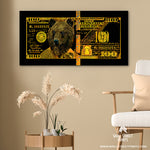 GOLD HUNDRED DOLLAR BEAR Wall Street Prints