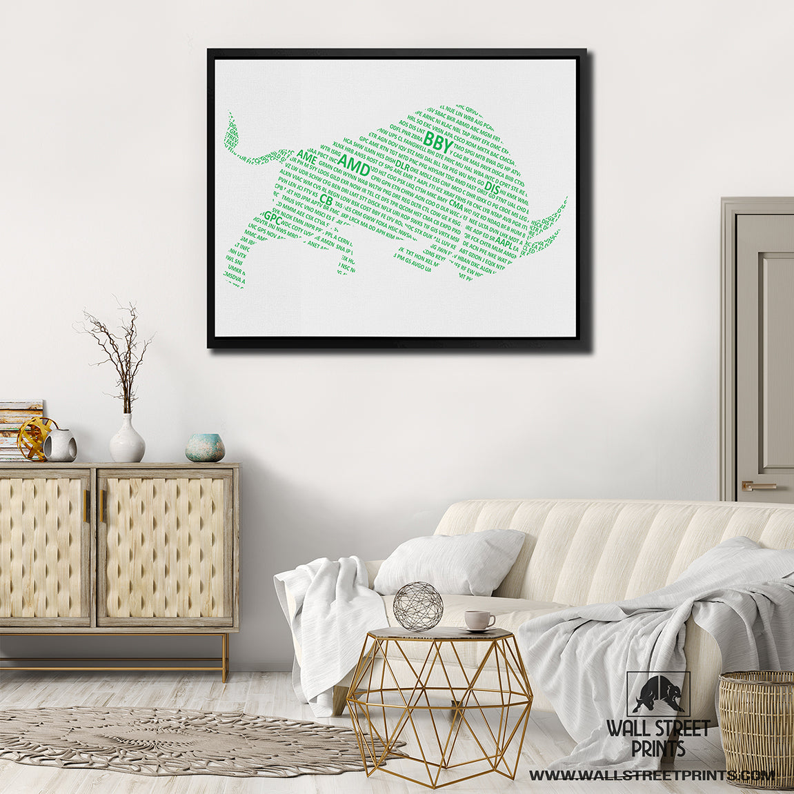S&P 500 BULL (LIGHT BACKGROUND) Wall Street Prints