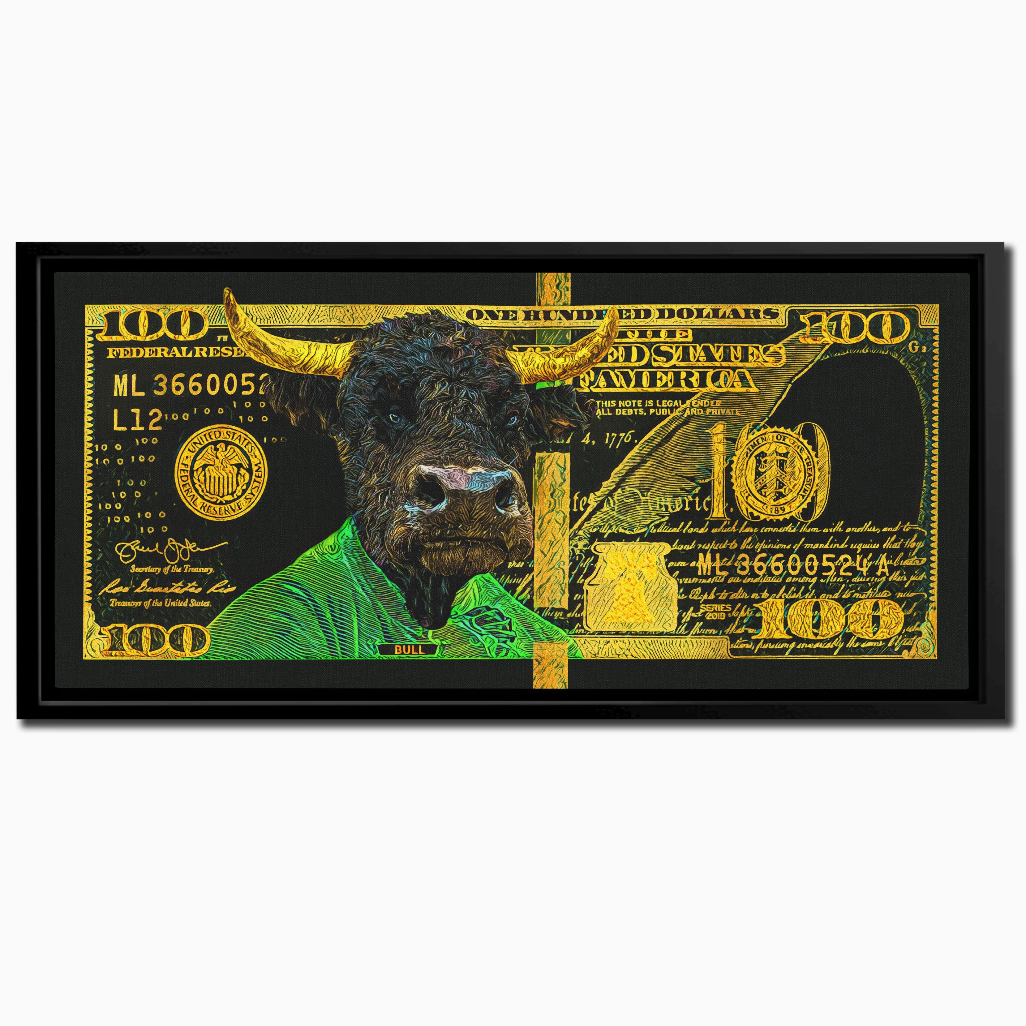 GOLD GREEN RED BULL & BEAR BUNDLE Wall Street Prints