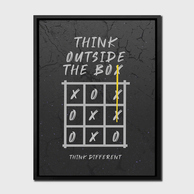 THINK OUTSIDE THE BOX Wall Street Prints