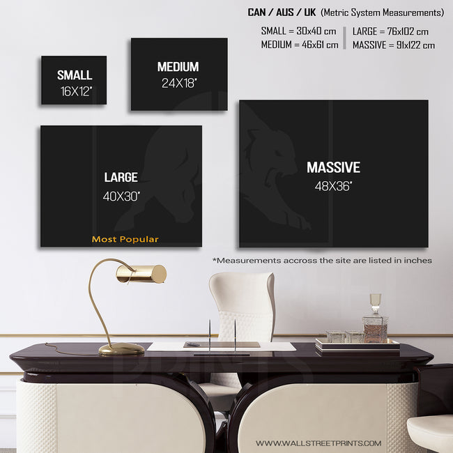 BITCOINS & BENJAMINS Wall Street Prints