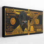 GOLD HUNDRED DOLLAR BULL Wall Street Prints