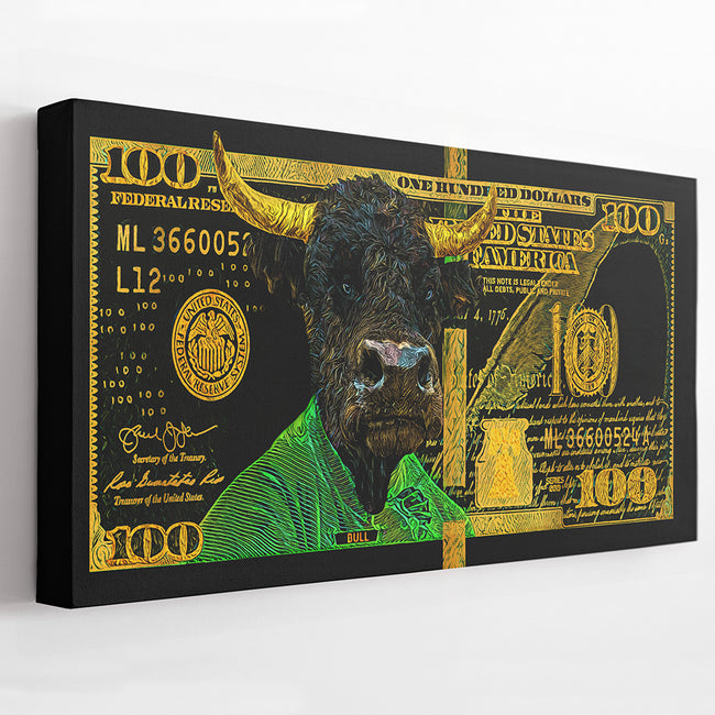 GOLD GREEN RED BULL & BEAR BUNDLE Wall Street Prints