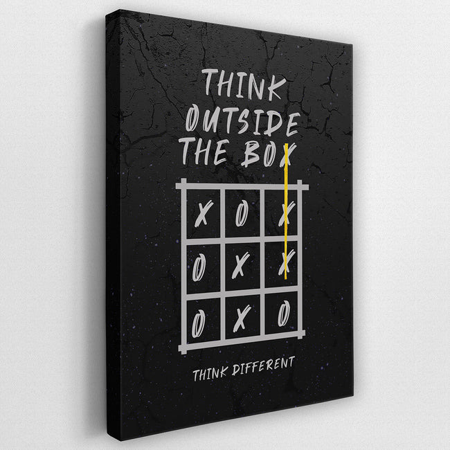 THINK OUTSIDE THE BOX Wall Street Prints